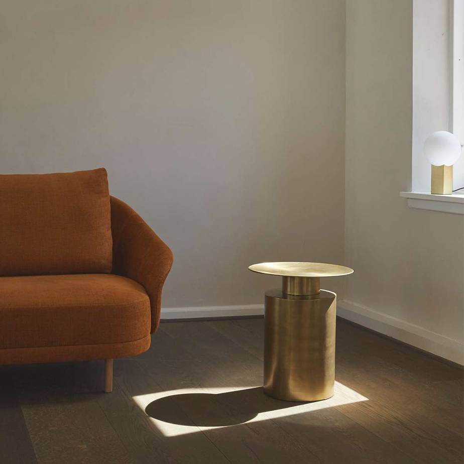 שולחן צד PILLAR BRASS