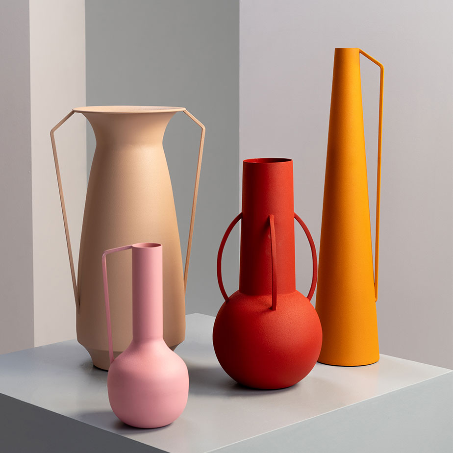 סט 4 אגרטלים ROMAN SUNSET