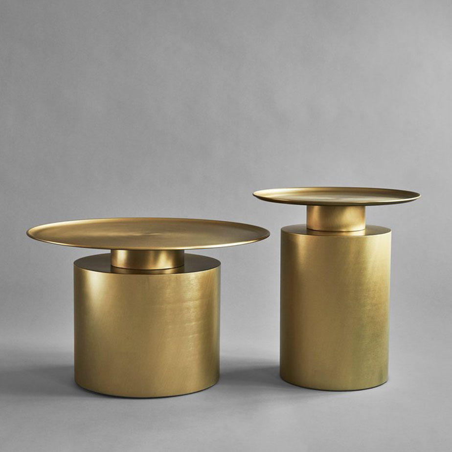 שולחן צד נמוך PILLAR BRASS