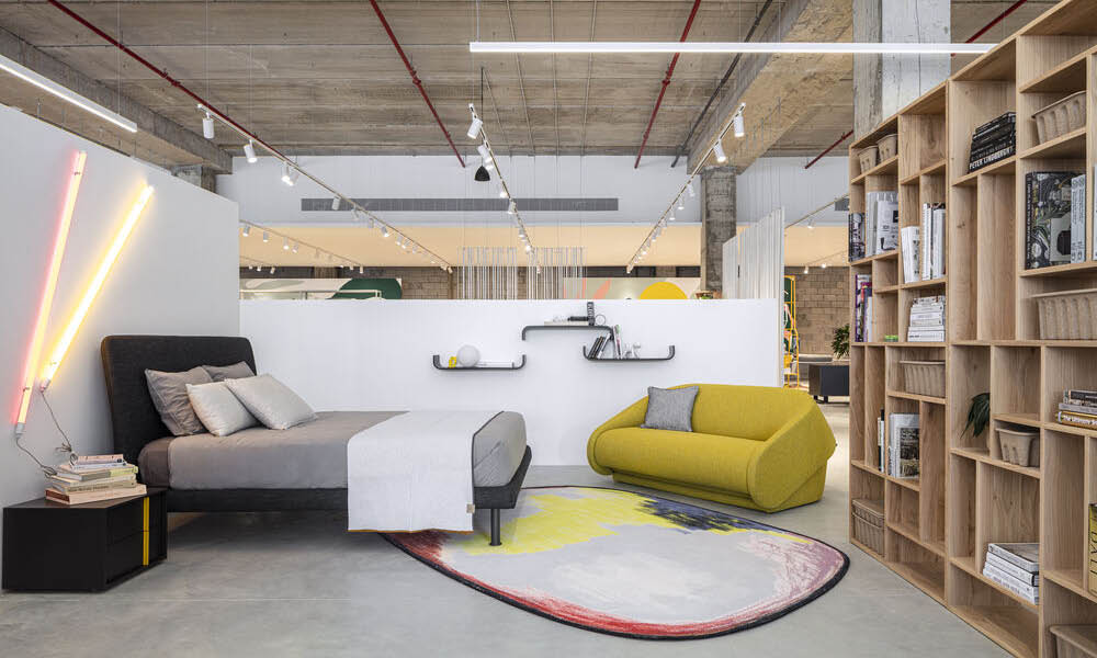 הספה הנפתחת UP LIFT למותג הקרואטי PROSTORIA בעיצוב סטודיו NEISAKO