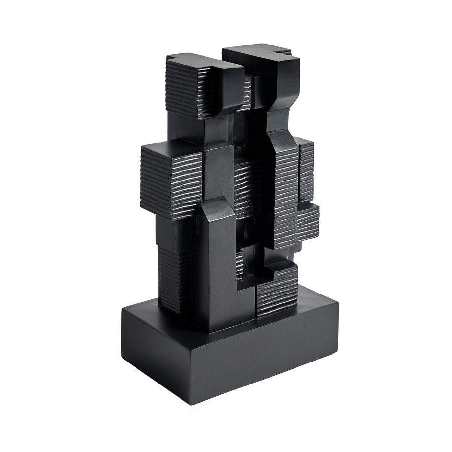 אלמנט עץ  BLOOK SCULPTURE