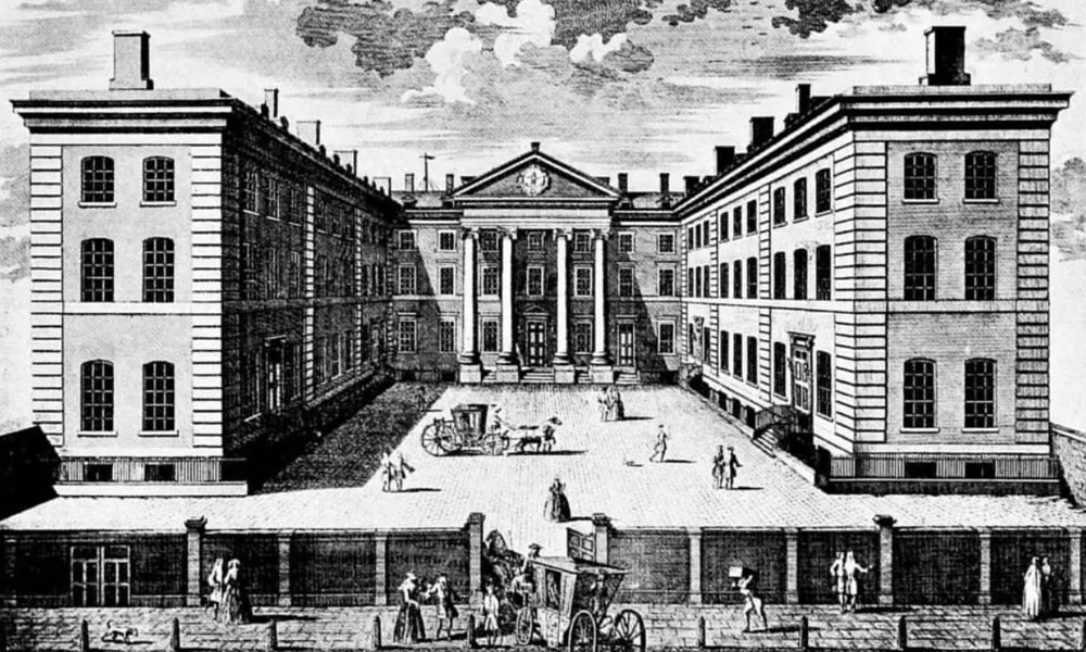  1726- First ever office building