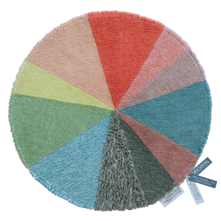 שטיח עגול WOOLABLE PIE CHART