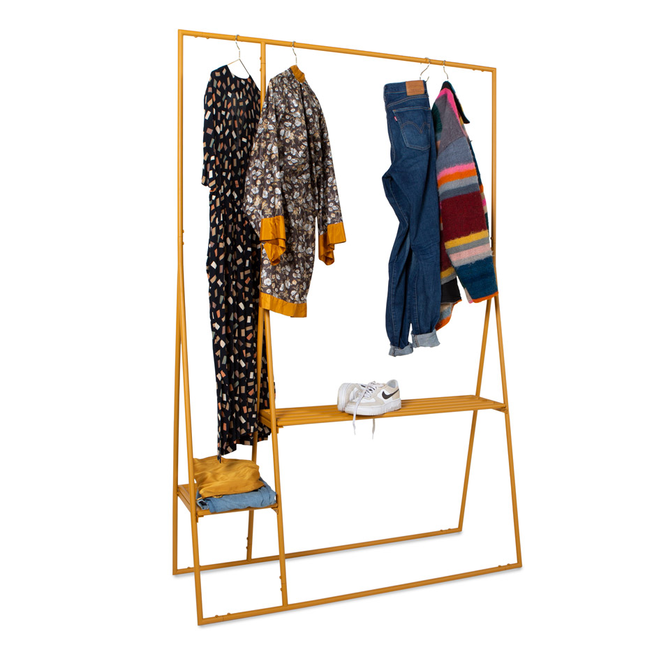 מתלה בגדים וסט קולבים CLOTHING RACK