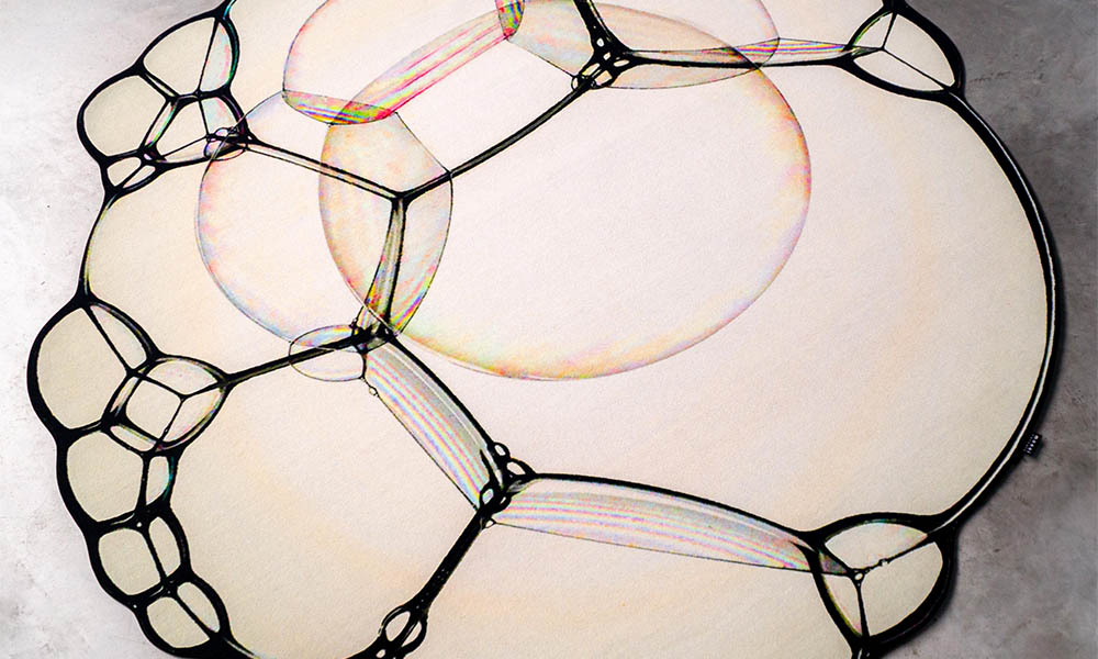 שטיח Bubble Natural למותג MOOOI בעל צורה מעגלית