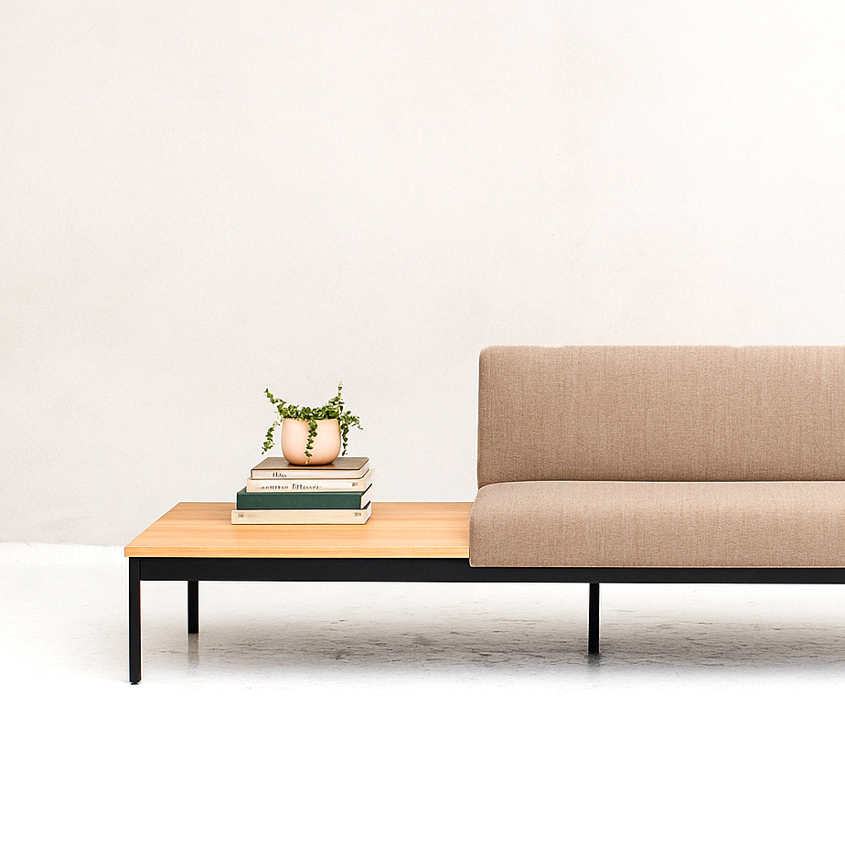 ספה 2 מושבים עם שולחן LINE