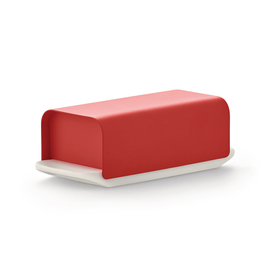 MATTINA Red Butter Dish