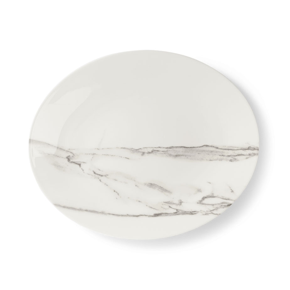 צלחת הגשה אובלית CARRARA M