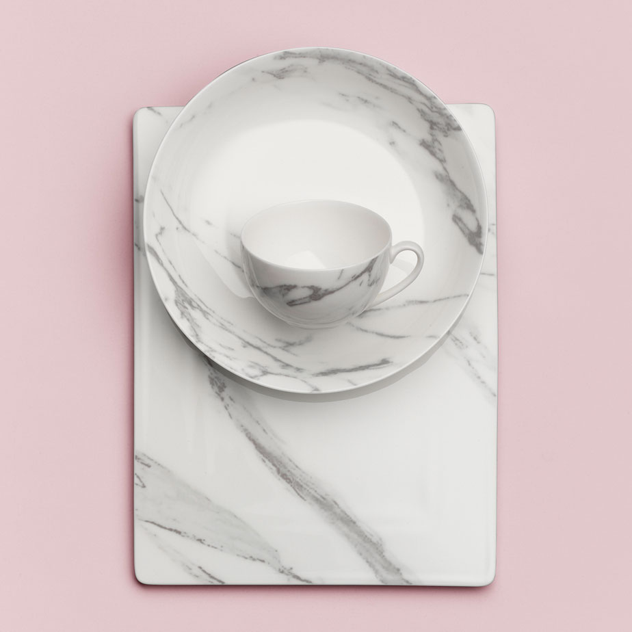 צלחת הגשה אובלית CARRARA S