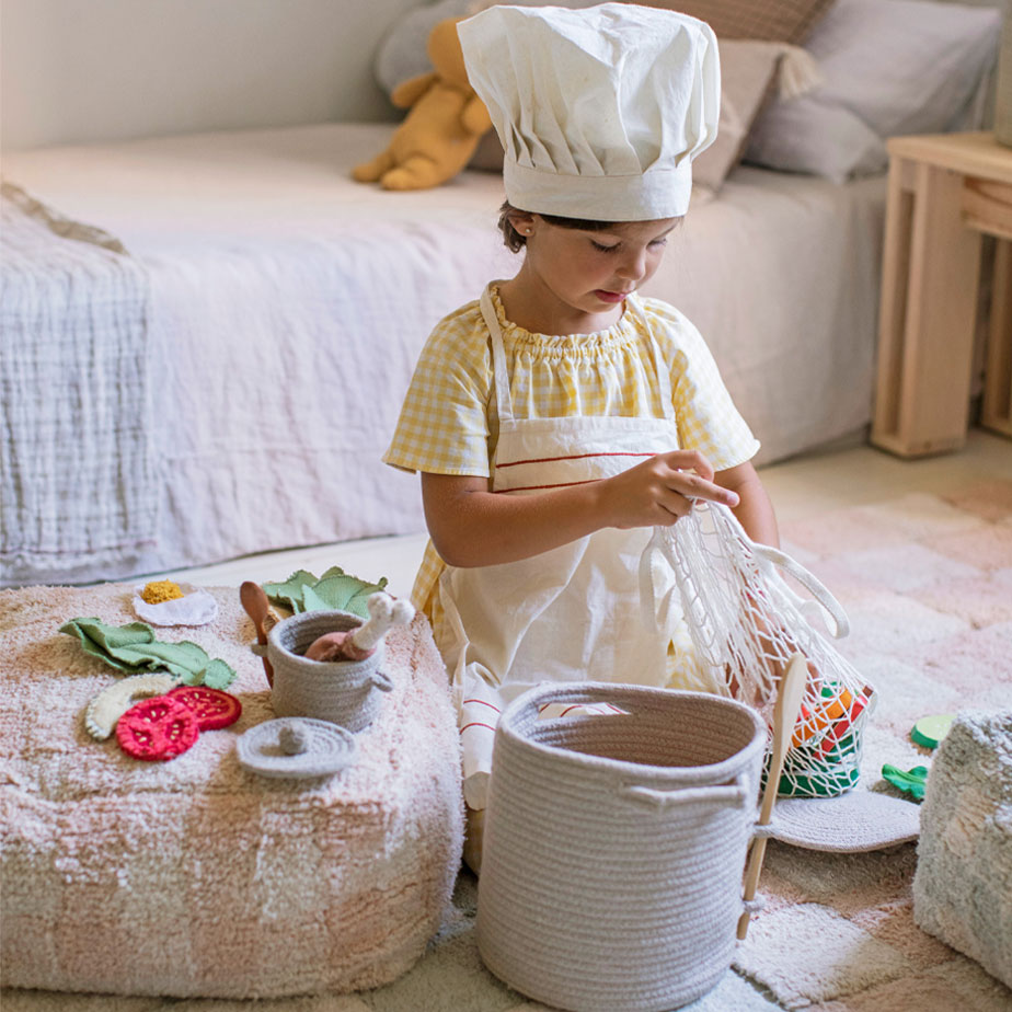 סל משחק סיר בישול LITTLE CHEF