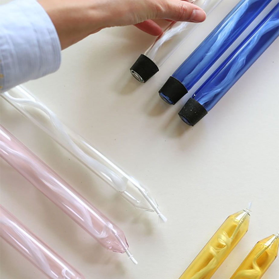 זוג נרות שמן GLASS CANDLES