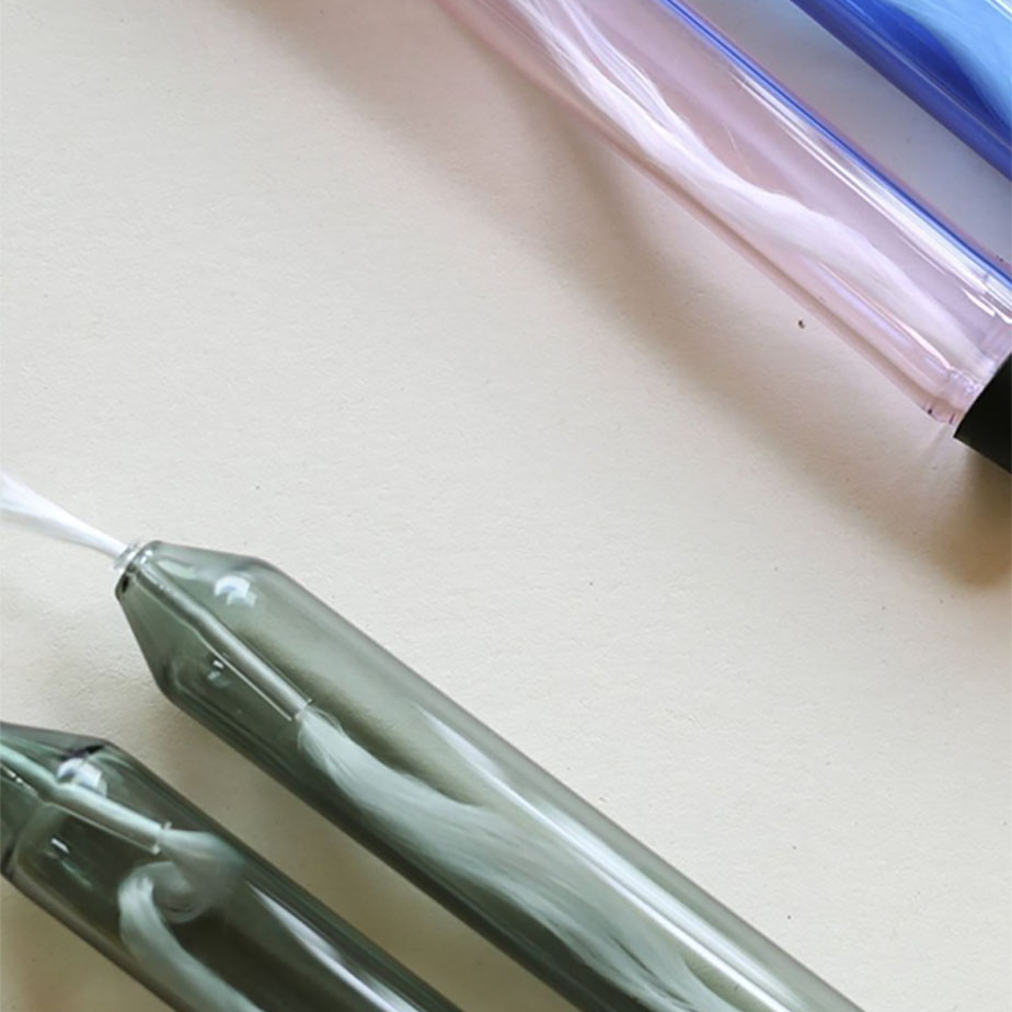 זוג נרות שמן GLASS CANDLES