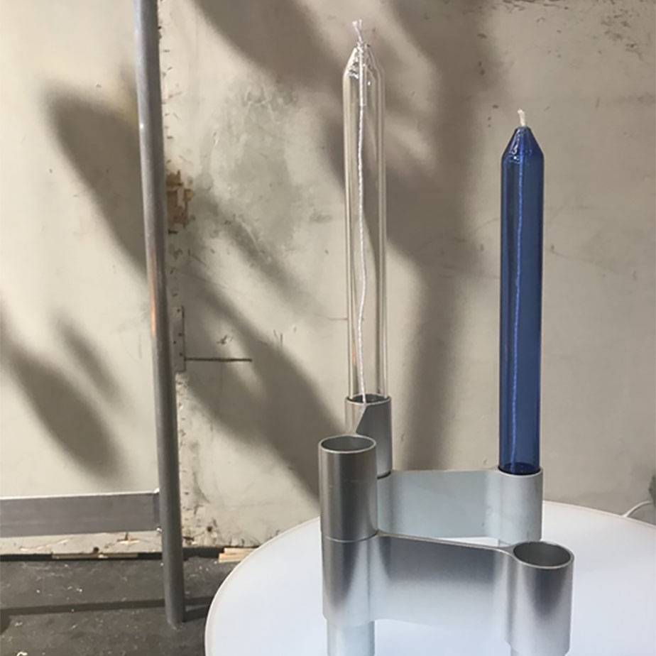 זוג נרות שמן GLASS CANDLES