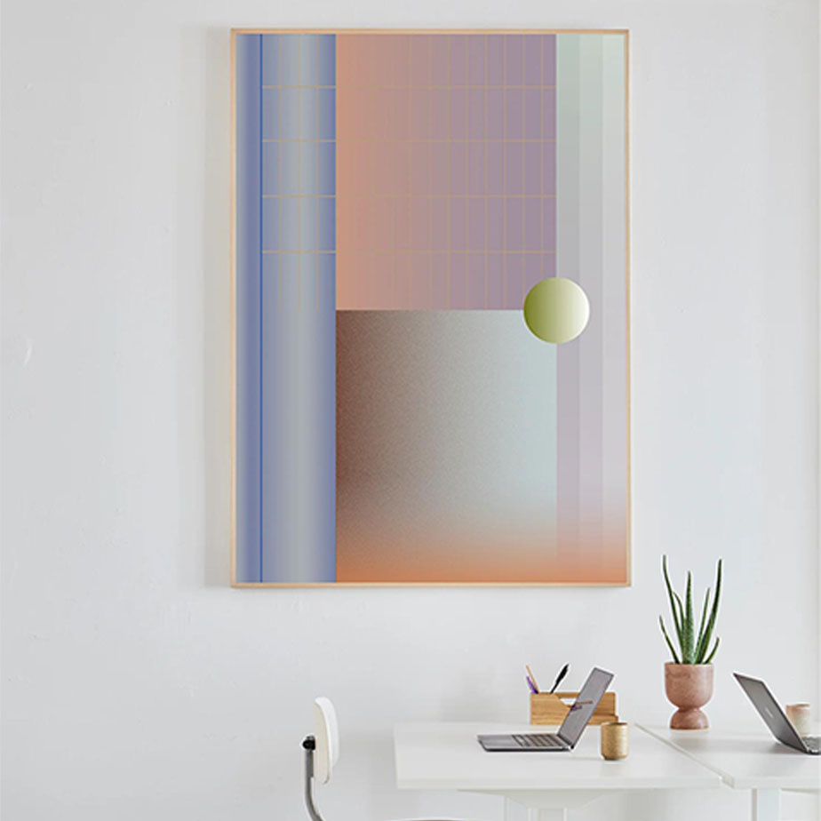 פוסטר ממוסגר SEMBLANCE 02 140X100