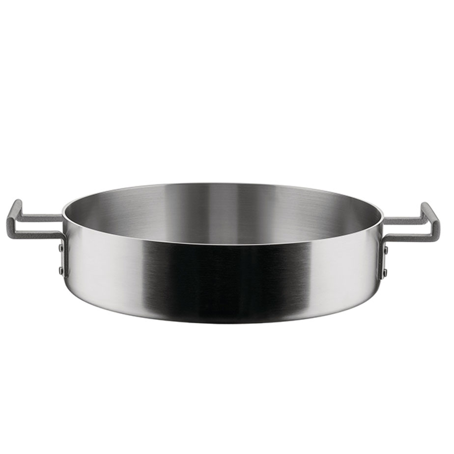 Low casserole with two handles in multiply 28