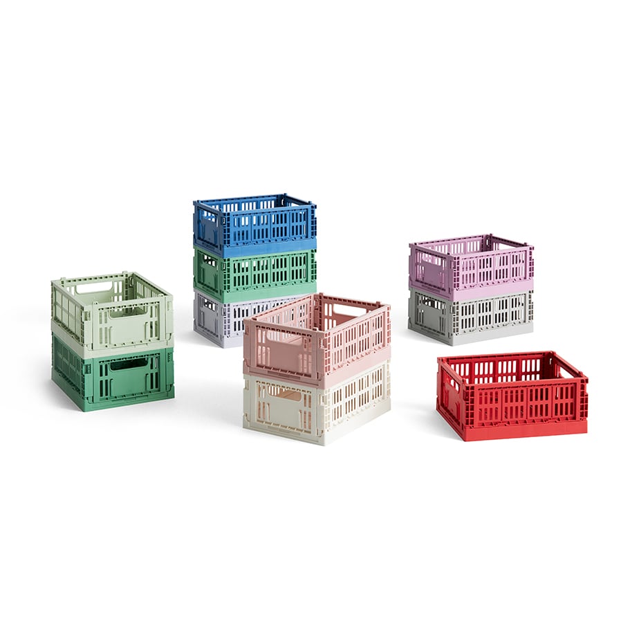 זוג ארגזי אחסון COLOUR CRATE MINI