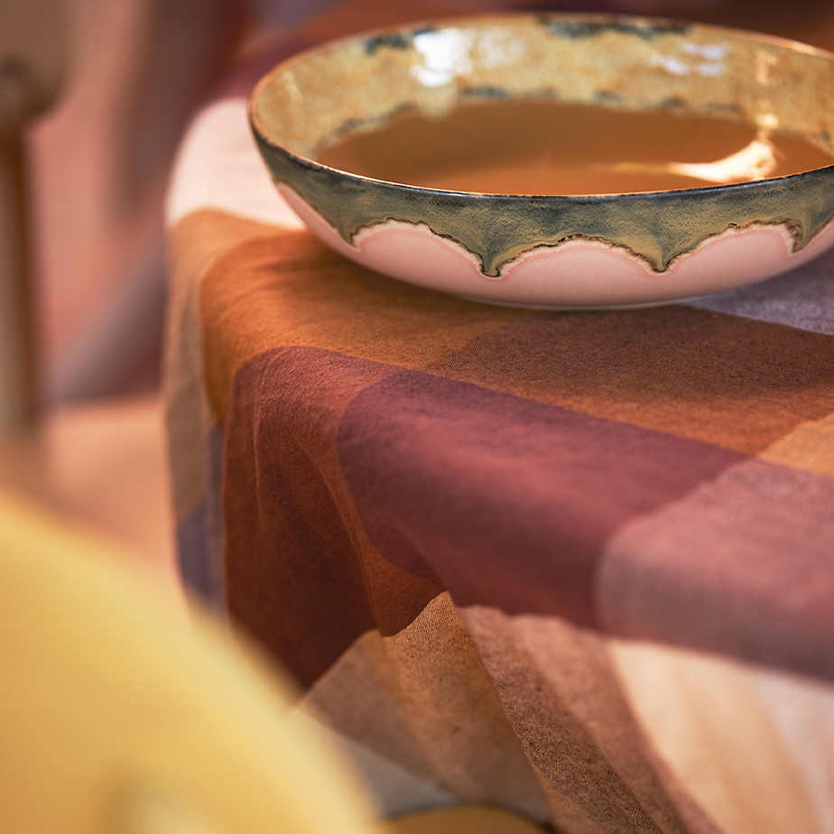 קערת הגשה 70S CERAMICS SUNFLOWER
