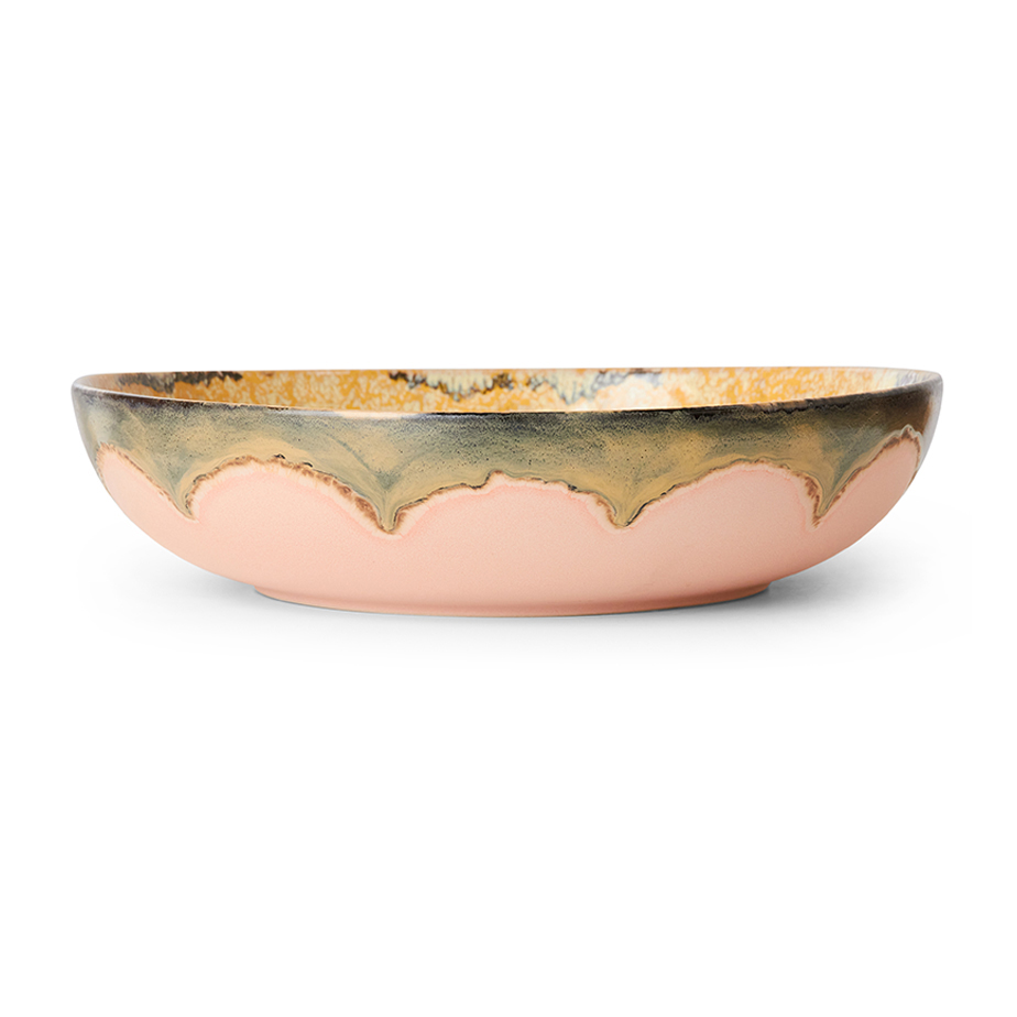 קערת הגשה 70S CERAMICS SUNFLOWER