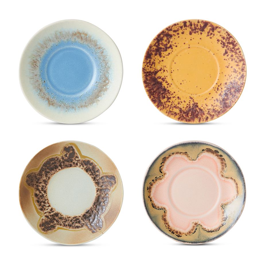 רביעיית צלוחיות 70S CERAMICS OCEAN