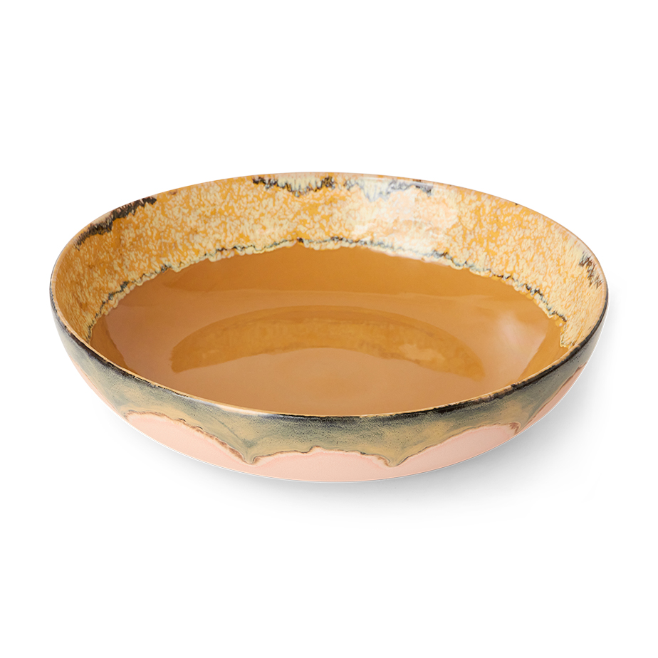 קערת הגשה 70S CERAMICS SUNFLOWER