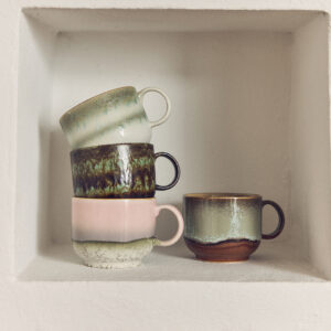 זוג ספלי תה 70S CERAMICS NOVA