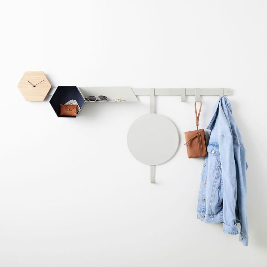 מתלה רב תכליתי עם מראה BIG HUG