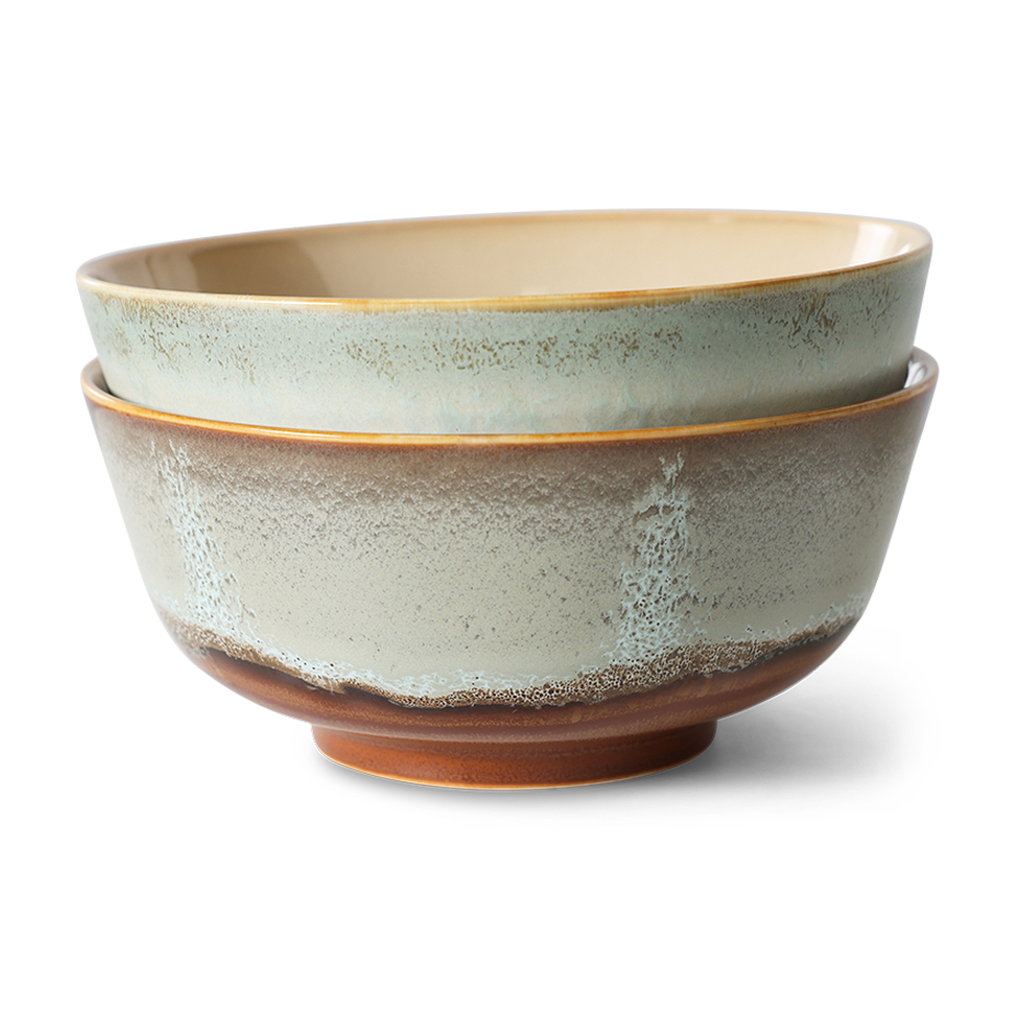 זוג קערות ראמן 70S CERAMICS VERGE