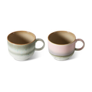 זוג ספלי תה 70S CERAMICS NOVA