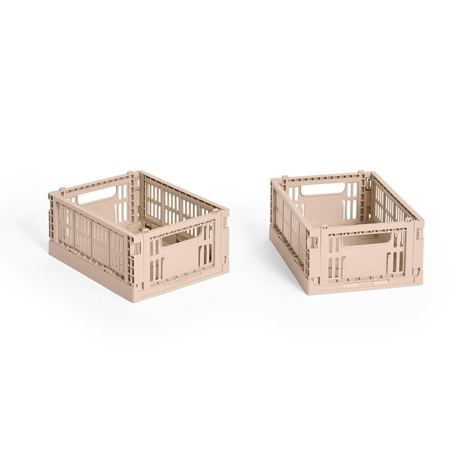 זוג ארגזי אחסון COLOUR CRATE MINI