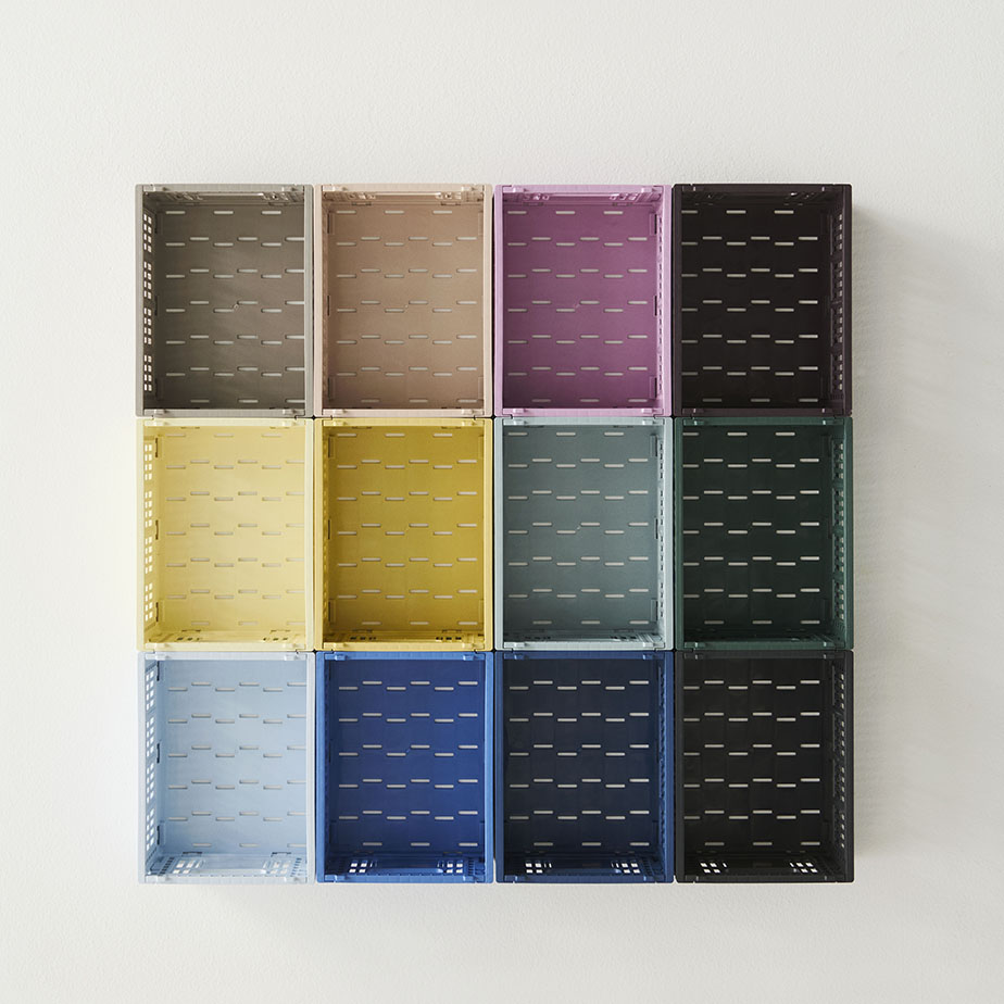 זוג ארגזי אחסון COLOUR CRATE MINI