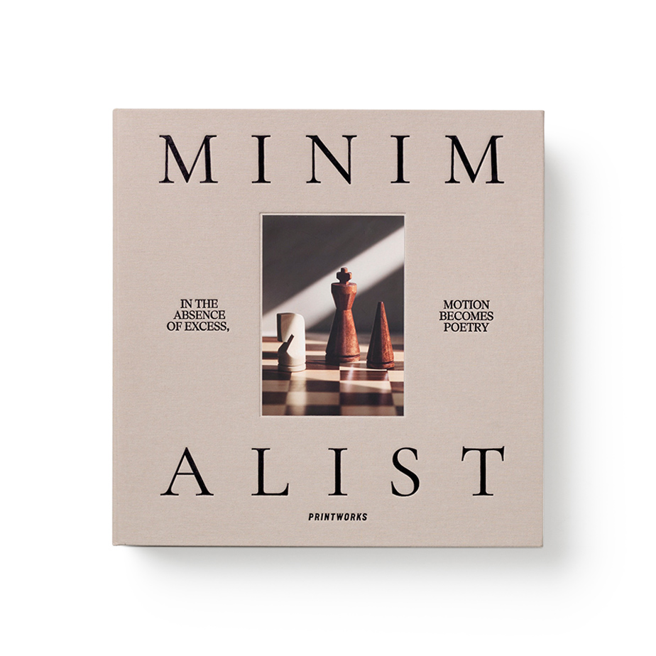 משחק שח-מט מעץ THE MINIMALIST