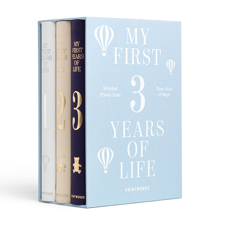 מארז שלישיית אלבומי תינוק MY FIRST 3 YEARS