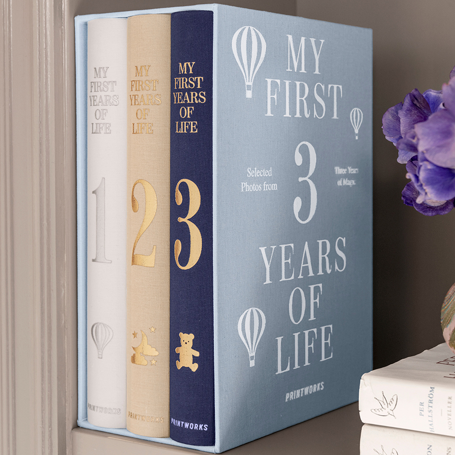 מארז שלישיית אלבומי תינוק MY FIRST 3 YEARS