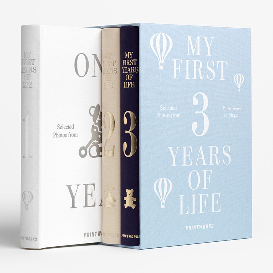 מארז שלישיית אלבומי תינוק MY FIRST 3 YEARS