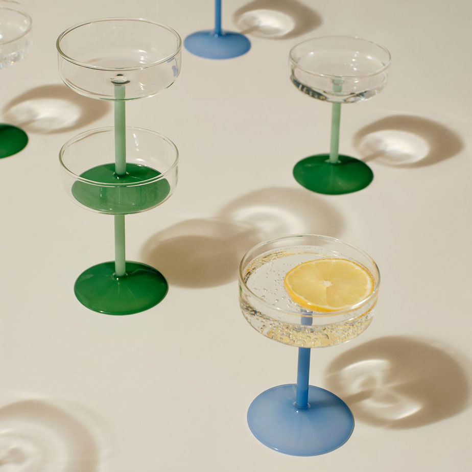 זוג כוסות שמפנייה TINT