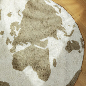 שטיח עגול רחיץ WORLD MAP