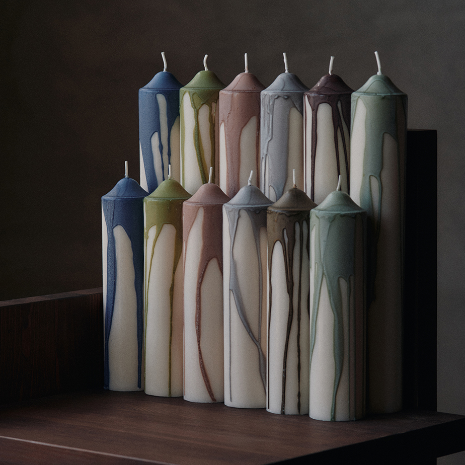 נר DRYP PILLAR H30