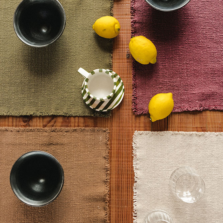 זוג פלייסמט HANDLOOM