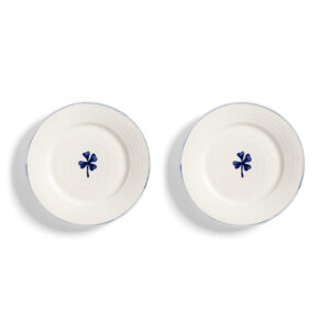 זוג צלחות מנה ראשונה ANOUK CLOVER