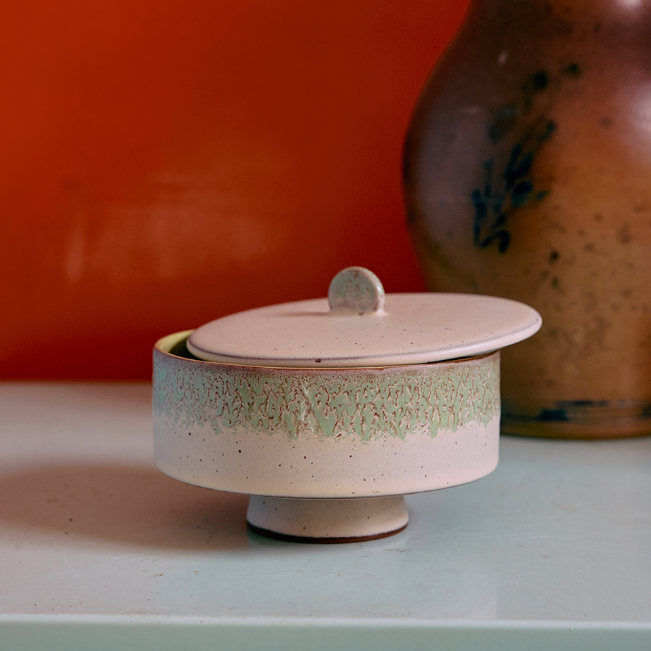 צנצנת על רגל 70S CERAMICS