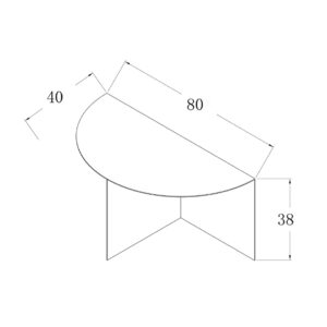 שולחן קפה VALOGNES