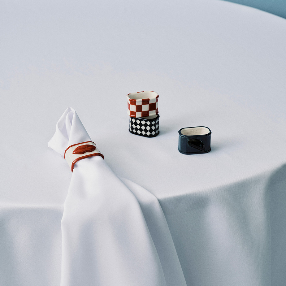 סט 4 חבקי מפיות MOULEVERSANTS