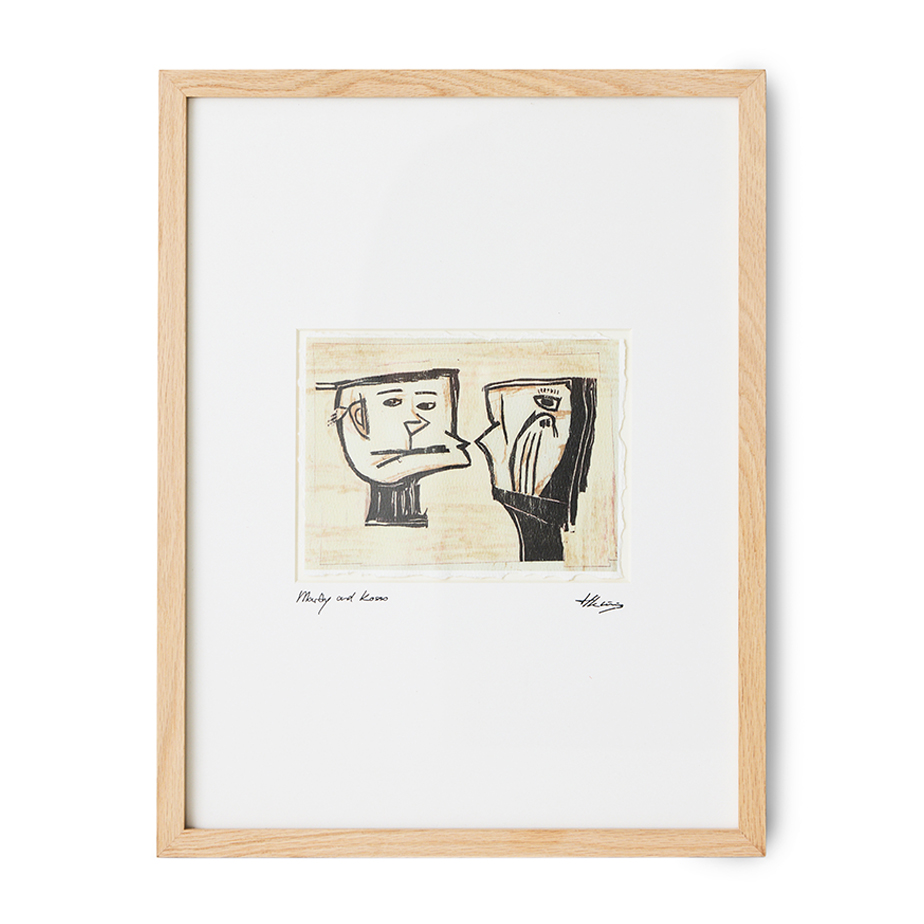איור ממוסגר MARTY AND KOSSO