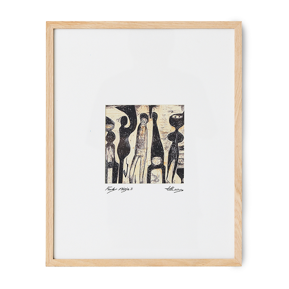 איור ממוסגר FUNKY NINJA'S