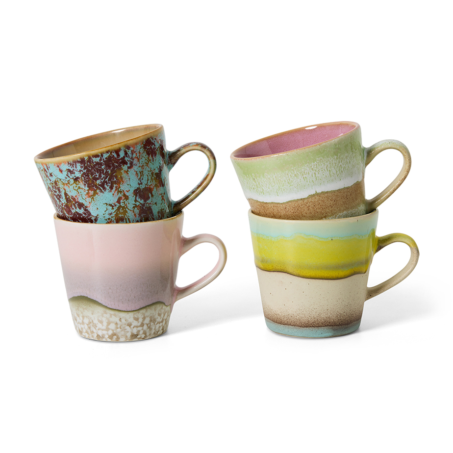 רביעיית ספלי אמריקנו 70S CERAMICS