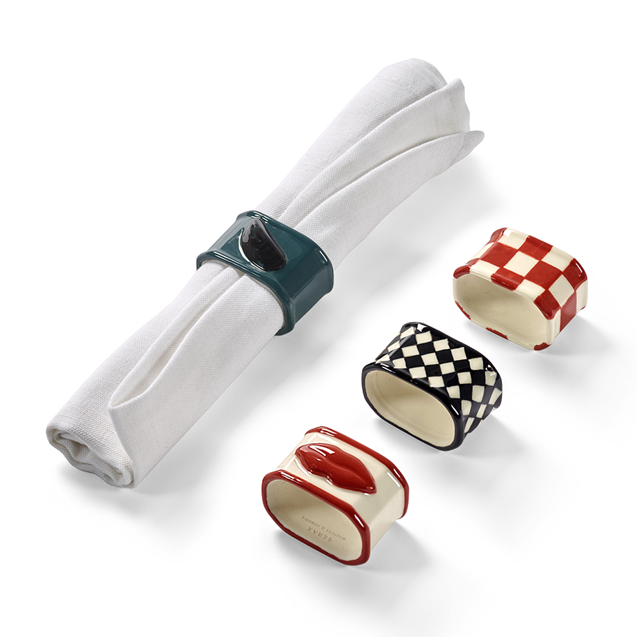 סט 4 חבקי מפיות MOULEVERSANTS