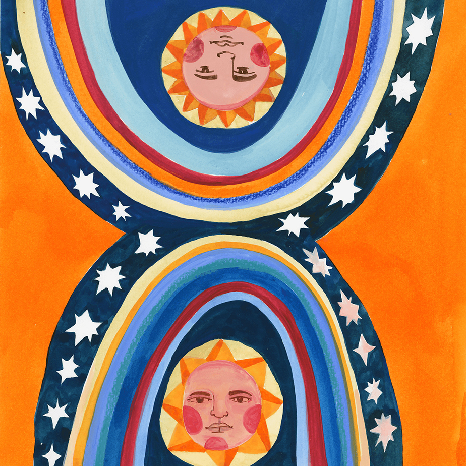 שתי שמשות על כתום