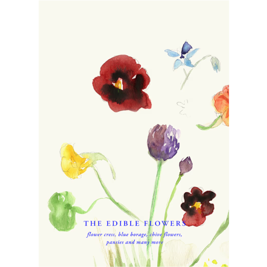פוסטר THE EDIBLE FLOWERS