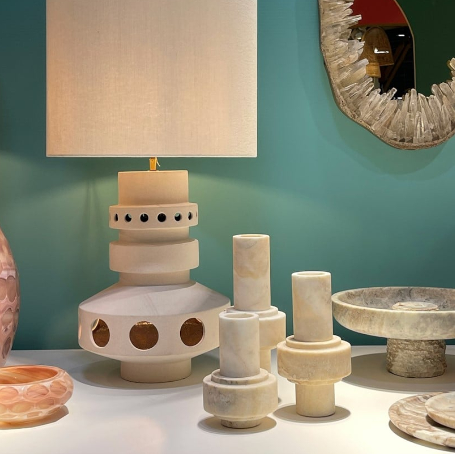 סט של 3 אגרטלים ONYX