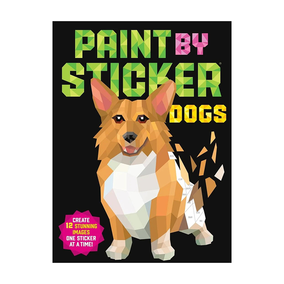 ספר פעילות PAINT BY STICKER: DOGS